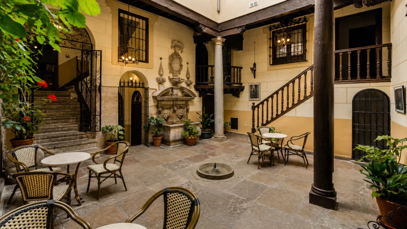 Exterior o estancia de Palacio de Mariana Pineda